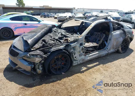 2007 BMW M6 z USA, uszkodzony, nr VIN WBSEH93577B798336